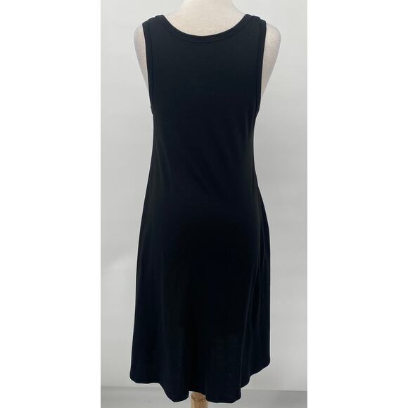 Soft Surroundings Santiago Midi Tank Dress Sleeveless Jersey Knit Black NEW M - Picture 5 of 9